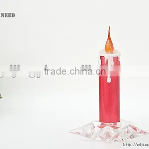Acrylic Wedding Party Led Star Base Candle Light Christmas Decoration Gift thumbnail-4