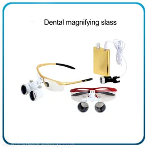 Portable Colorful LED Dental Magnifying Glasses 3.5X thumbnail-4