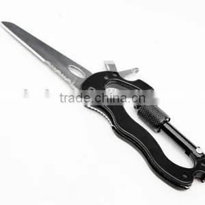 Multifunction Pocket Tool 5 in 1 Climbing Carabiner Tool With Knife thumbnail-3