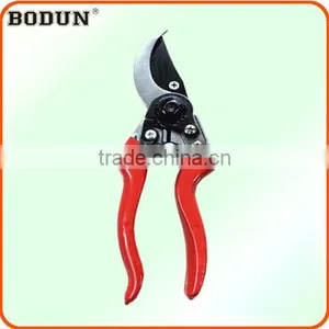 B4025 High Quality With Red Plastic Handle Pruner Cut-and-hold Pruning Shear Pruning Tool thumbnail-1