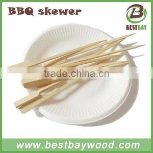 Factory Direct Sell Flag Shape Bamboo Paddle Skewer 15cm thumbnail-3