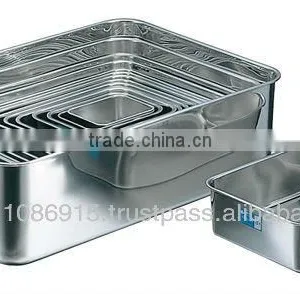 SUS304 Stainless Steel Deep Food Container Small Kitchen Utensils Food Vat thumbnail-1