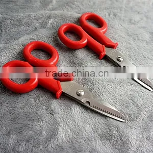61100 Electrical Scissors,Fiber Optic Shears Wire Cable Cutter Scissors thumbnail-6