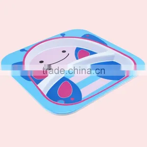 Safe Material Lovely Design Melamine Divided Dinner Plate for Kids thumbnail-5