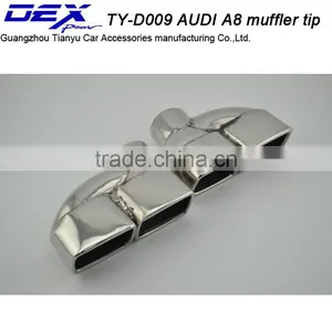Factory Price Car Part 304 Stainless Steel A-udi a8 Muffler Exhaust Tip thumbnail-1