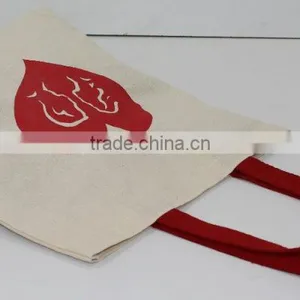 Natural Cotton Canvas Tote Bag/Grocery Shopping Totes/Reusable Shopping Bag thumbnail-4