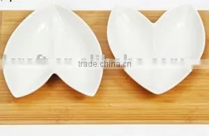 Ceramic Dish Tray With Bamboo Holder #2994 thumbnail-1