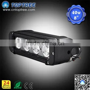 40W 8inch Offroad LED Light Bar For Trucks 9-60V DC IP68 Waterproof Car Roof Top Light Bar thumbnail-1