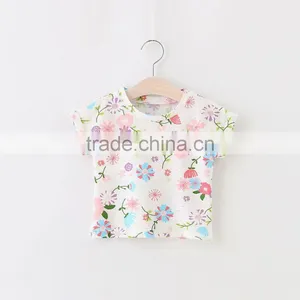Baby Clothes Girl Dandelion Glasses Bike Pattern Tee Shirt thumbnail-3