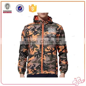 Hot Selling Men Cool Hiphop Style High Quality Camo Printing Jacket Sports Jogging Coat M-3XL XN-PJ16025 thumbnail-1