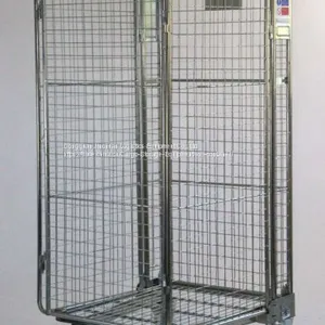 Electronic Equipment Roll Cage Trolley With Wire Mesh In-Fill thumbnail-1