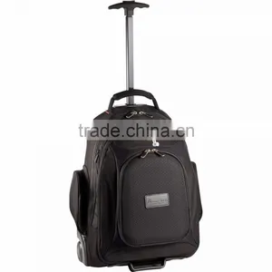 Neotec Rolling 15" Computer Backpack - Has Contoured Wheeled Handle, Easy-roll Inline Skate Wheels and Comes With Your Logo. thumbnail-2