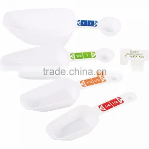Happy Nest Measuring Set - Includes Four Combination Measuring Cups/spoons and Clip for Neat Keeping and Comes With Your Logo thumbnail-2
