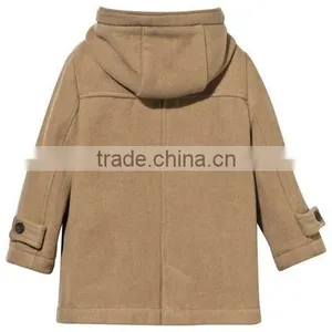Winter Cotton Coat Hooded Parka Girl Clothing Kids With Hook Buttons Fastening thumbnail-2