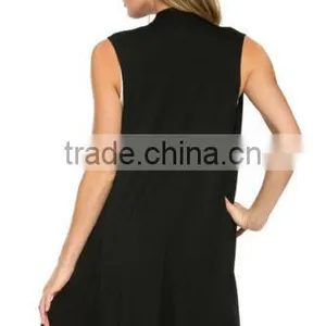 Fashion Plain Women Summer Vest Sleeveless Jacket for Ladies 2017 thumbnail-5