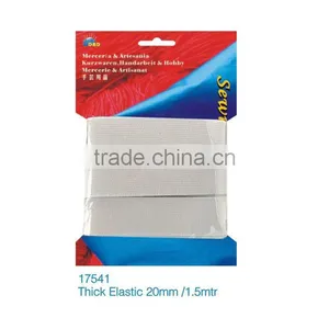 D&D Elastic Belt Zhejiang Craft Factory Product 20mm/1.5mtr Oblong Thick Elastic Band (No17541) thumbnail-1