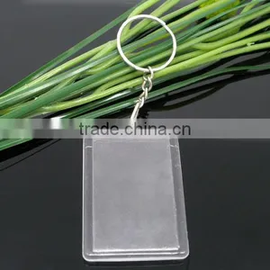 Custom W/Transparent Acrylic Picture Frames Key Chain For 43x28mm Photo thumbnail-1