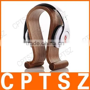 Wooden Headphone Holder Hanger Headset Frame Stand Headset Holder Support Frame thumbnail-1