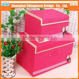 2017 China Supplier Hot Sales Good Quality Non-woven Fabric Storage Container Box thumbnail-1