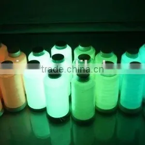 Hot New Glow in the Dark Thread Luminous Embroidery Thread 1000m *50 PCS, 5 Popular Colors , Free Shipping thumbnail-1