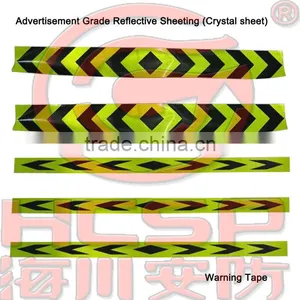 Reflective Sheet Reflective Sheeting Reflective PVC Hazard Warning Sheeting/Tape thumbnail-1