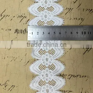 High Quality Water Souble Lace Trim With Cheaper Price thumbnail-3