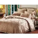 Classical Bright Luxury Bed Sets Silk Jacquard Health Fabric For Ladies thumbnail-1