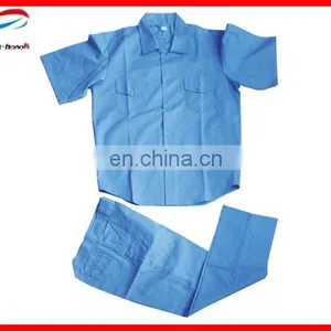 NEW Short Sleeve Type Cotton Coverall Cheap Blue Coveralls thumbnail-2