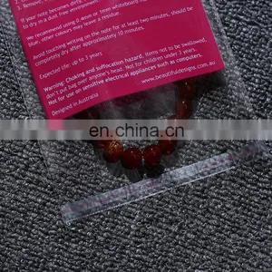 Promotional Custom Printing Opp Necklace Pouch Bag With Circular Hole thumbnail-2