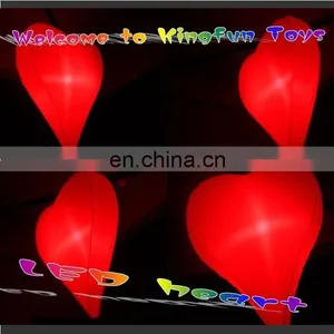 LED Hanging Inflatable Wedding Heart thumbnail-1