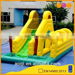 AOQI Products Inflatable Water Slide Commercial With Free EN14960 Certificate thumbnail-1