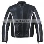 Mens Leather Biker Jacket HMB-0404A thumbnail-1