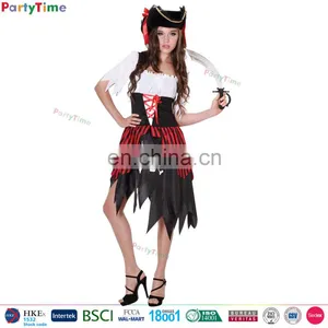 PT1218 China Supplier Wholesale Halloween Cosplay Women Pirate Costume thumbnail-1