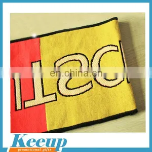 Custom Cheap Acrylic Soccer Fan Scarf for Promotional thumbnail-2