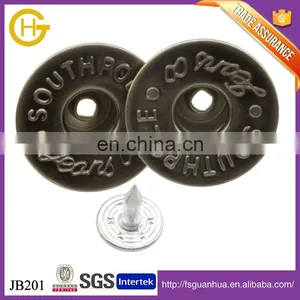 Wholesale Western Fashion Metal Button Custom thumbnail-1