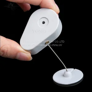 Drip Shape Cable Retractor With Sticking ABS Plate End thumbnail-1