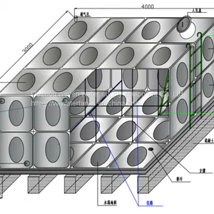 Factory Manufacture Price SMC GRP FRP Water Storage Tanks thumbnail-2