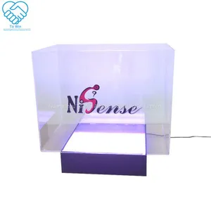 Hot Sale Led Acrylic Wine Bottle Holder, Bottle Glorifier , Water Bottle Display Stand thumbnail-1