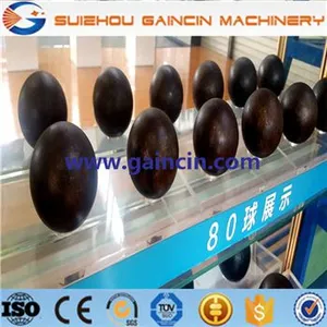 Dia.40mm, 50mm Forged Steel Rolled Balls, Grinding Media Mill Balls, Dia.90mm, 100mm Grinding Media Balls thumbnail-3