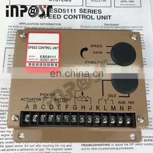 AVR ESD5111 New Electronic Engine Speed Controller Governor ESD5111 Generator Genset Parts thumbnail-2