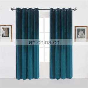 Home Used 100% Polyester Velvet Blackout Curtains Pictures thumbnail-1