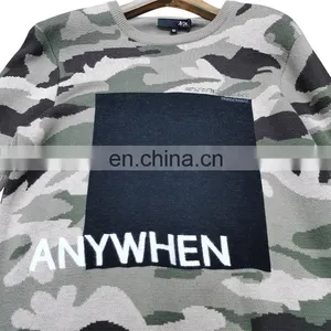 DiZNEW Cashmere Camo Sweater For Male Wholesale Mens Apparel thumbnail-4