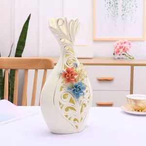 European Creative Large Ceramic Vase Gild Modern Simple For Showroom Table Decor thumbnail-3