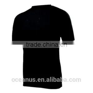 100% Poly Knit Mens S/S Color Block T Shirts thumbnail-1