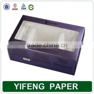 Custom Company Logo Pantone Color Printed Cardboard Box With Clear Pvc Window thumbnail-4