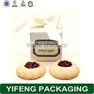 Pretty Food Packaging Decorative Wholesale Craft Paper Cookie Box thumbnail-1
