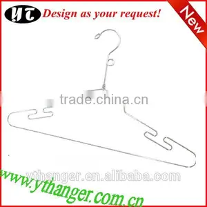 MH-YT-003 Silver Colored Metal Wire Hanger for Wet Clothes thumbnail-1