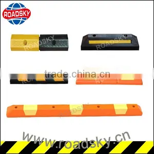 Good Sale Non-Slip Black Rubber Wheel Chock For Parking Lot thumbnail-1