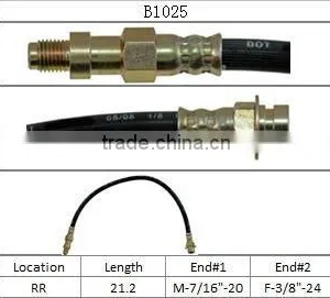 Rubber Metal Brake Hose Assembly for Auto Chassios Parts thumbnail-1