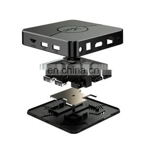 Newest X98 Plus Signage S905w2 4/32gb Android 11 4k Tv Box Quad Core 2.4g/5g Wifi 100m Bt Smart Set Top Box Media Player thumbnail-1